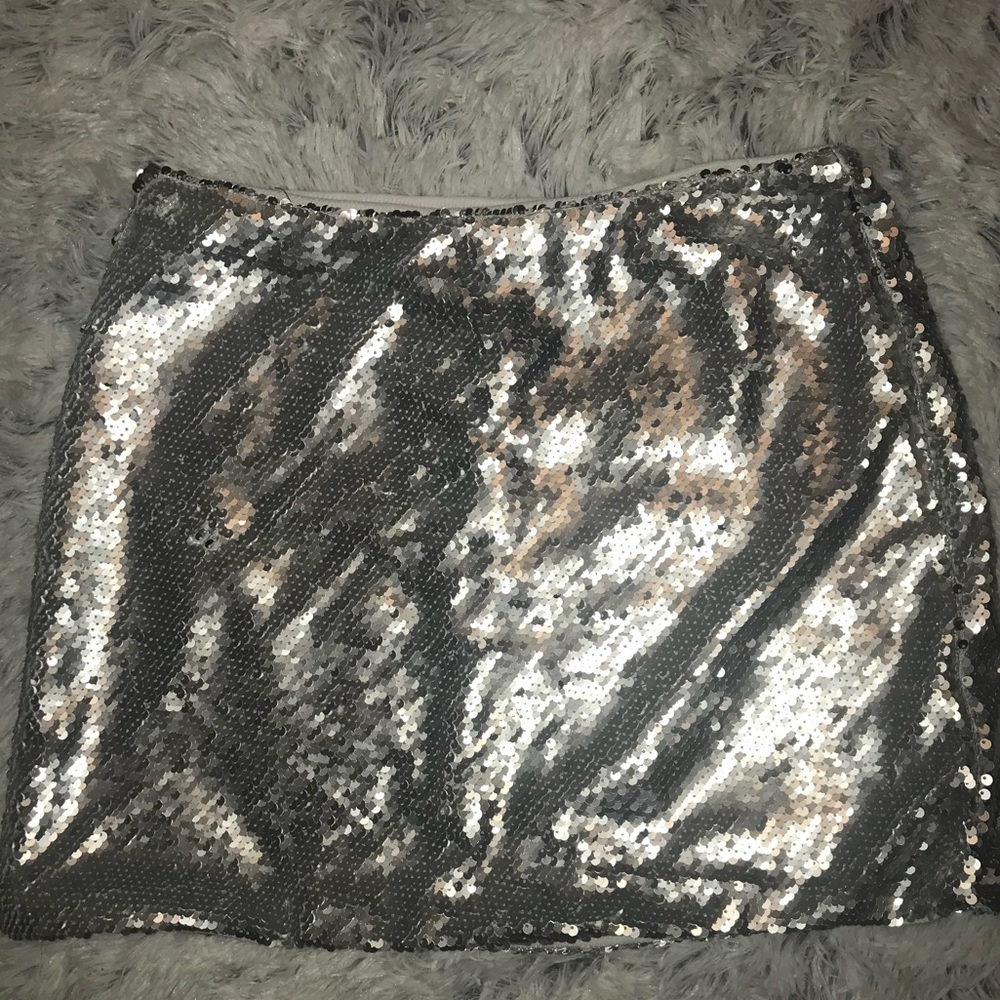 Sparkle mini skirt